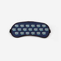 Thumbnail for ATR 72-500 - Cartoon Pattern - Sleep Mask - Navy Blue