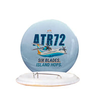 Thumbnail for ATR 72-500 - Cartoon - Pin - Light Blue