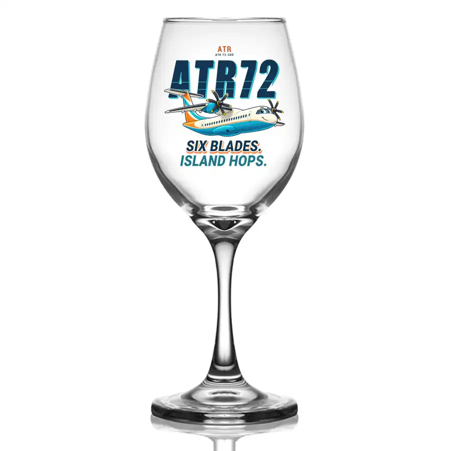 ATR 72-500 - Cartoon - Wine Glass