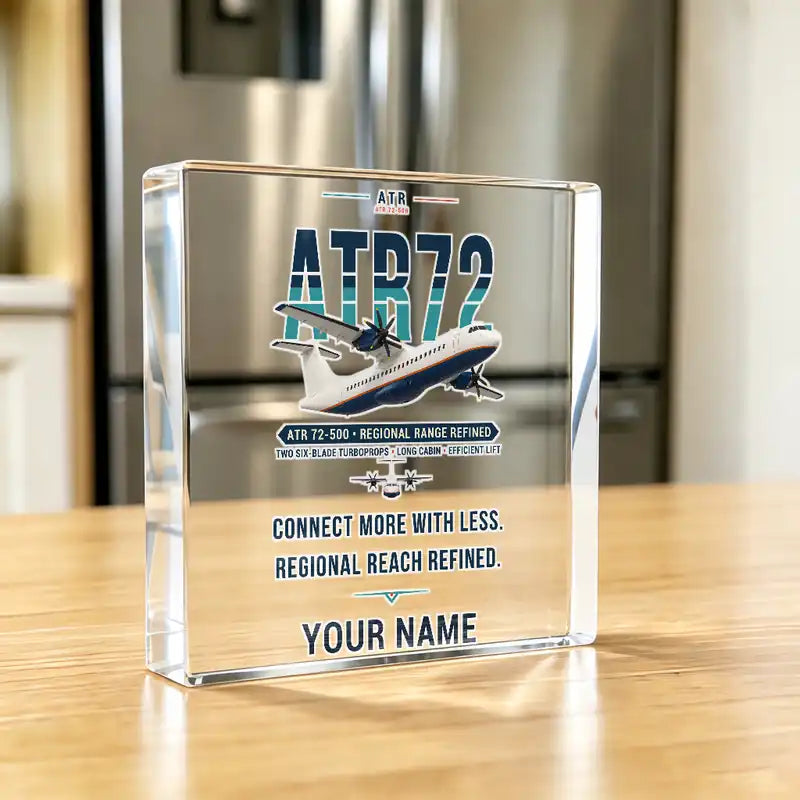 ATR 72-500 - Crystal Ornament - Original + Name - Kitchen