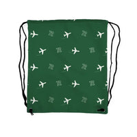 Thumbnail for ATR 72-500 - Drawstring Bag - 3D Pattern - Green