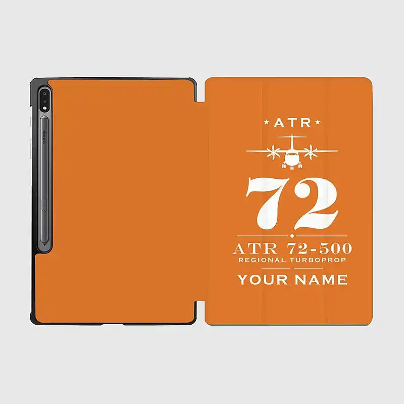 ATR 72-500 - Heritage + Name - Samsung Tablet - Orange
