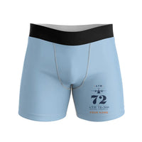 Thumbnail for ATR 72-500 - Men Boxers - Heritage + Name - Light Blue