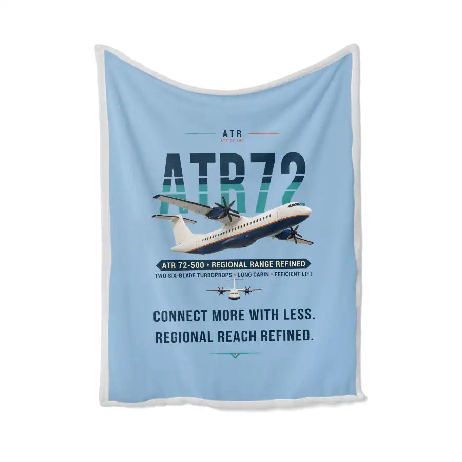 ATR 72-500 - Original - Blanket - Light Blue