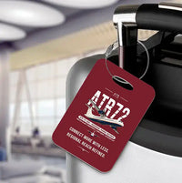 Thumbnail for ATR 72-500 - Original - Luggage Tag - Dark Red