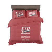 Thumbnail for ATR 72-500 - Original + Name - Bedding Set - Red