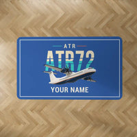 Thumbnail for ATR 72-500 - Original + Name - Rectangle Carpet - Blue