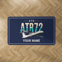 Thumbnail for ATR 72-500 - Original + Name - Rectangle Carpet - Dark Blue