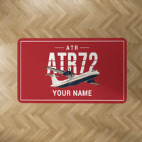 Thumbnail for ATR 72-500 - Original + Name - Rectangle Carpet - Red