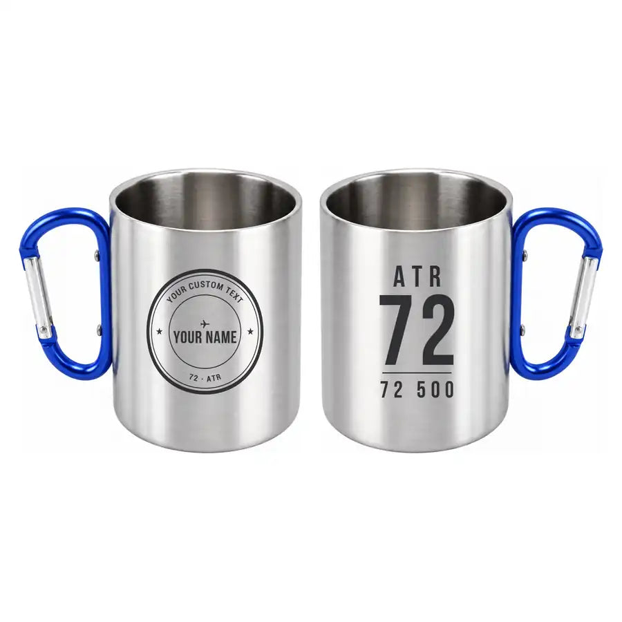 ATR 72-500 - Outdoors Mug - Tag + Name - Blue
