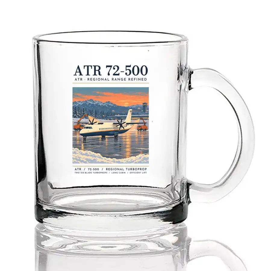 ATR 72-500 - Poster - Coffee & Tea Glass