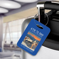 Thumbnail for ATR 72-500 - Poster - Luggage Tag - Blue
