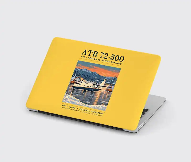 ATR 72-500 - Poster - MacBook Case - Yellow