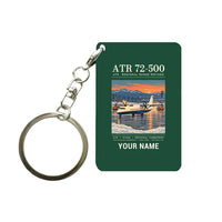 Thumbnail for ATR 72-500 - Poster + Name - Key Chain - Dark Green