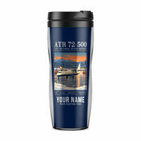 Thumbnail for ATR 72-500 - Poster + Name - Plastic (No Holder) - Dark Blue