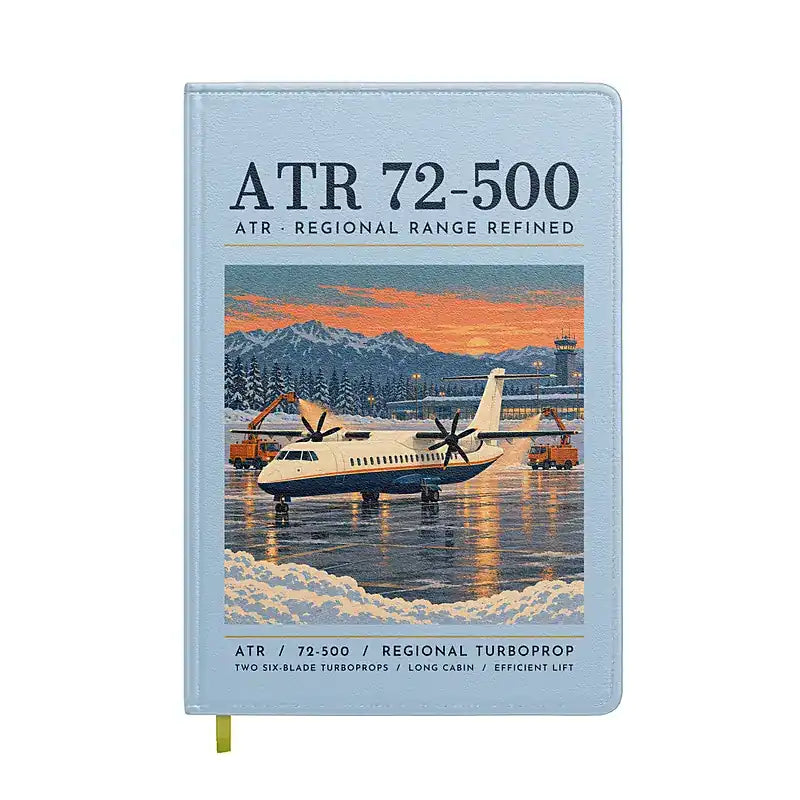 ATR 72-500 - Poster - Notebook - Light Blue