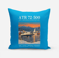 Thumbnail for ATR 72-500 - Poster - Pillow - Turquoise