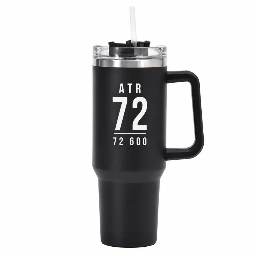 ATR 72-600 - 40oz Car Mug - Tag - Black