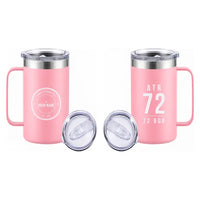 Thumbnail for ATR 72-600 - Beverage Mug - Tag + Name - Pink