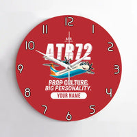 Thumbnail for ATR 72-600 - Cartoon + Name - No Frame - Red
