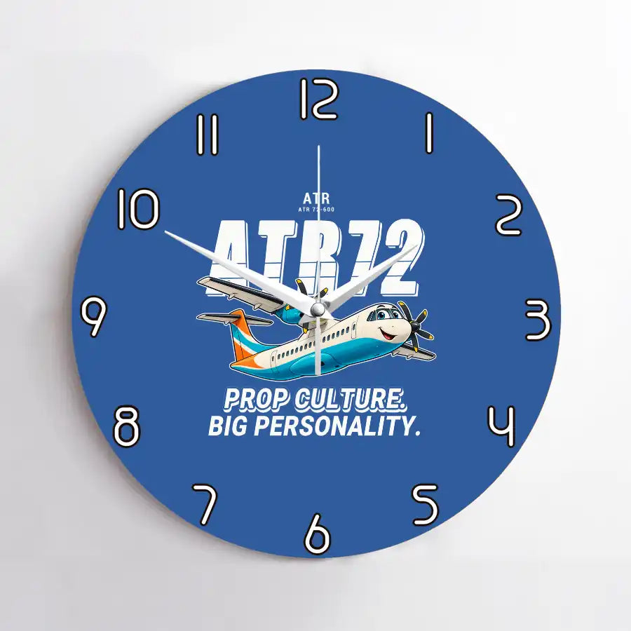 ATR 72-600 - Cartoon - No Frame - Blue