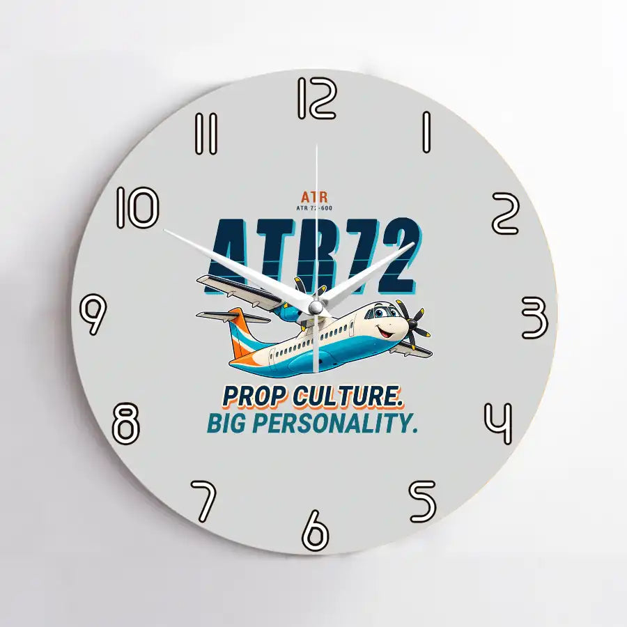 ATR 72-600 - Cartoon - No Frame - Light Gray