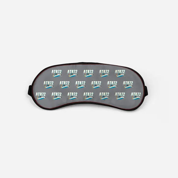 ATR 72-600 - Cartoon Pattern - Sleep Mask - Gray