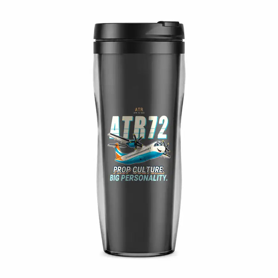ATR 72-600 - Cartoon - Plastic (No Holder) - Gray