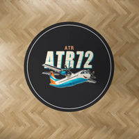 Thumbnail for ATR 72-600 - Cartoon - Round Carpet - Black