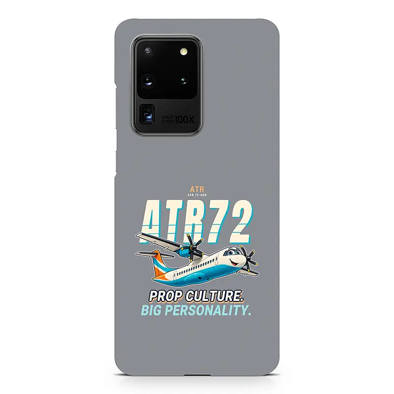 ATR 72-600 - Cartoon - Samsung Case - Gray