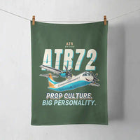 Thumbnail for ATR 72-600 - Cartoon - Towel - Dark Green