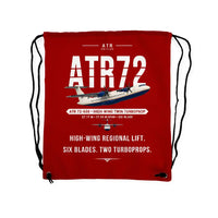 Thumbnail for ATR 72-600 - Drawstring Bag - Original - Red