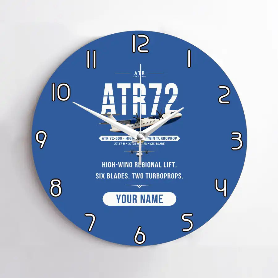 ATR 72-600 - Original + Name - No Frame - Blue