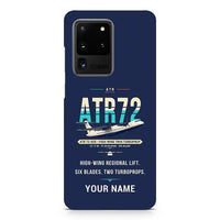 Thumbnail for ATR 72-600 - Original + Name - Samsung Case - Navy Blue