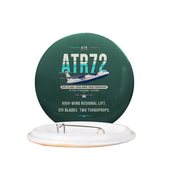 ATR 72-600 - Original - Pin - Dark Green