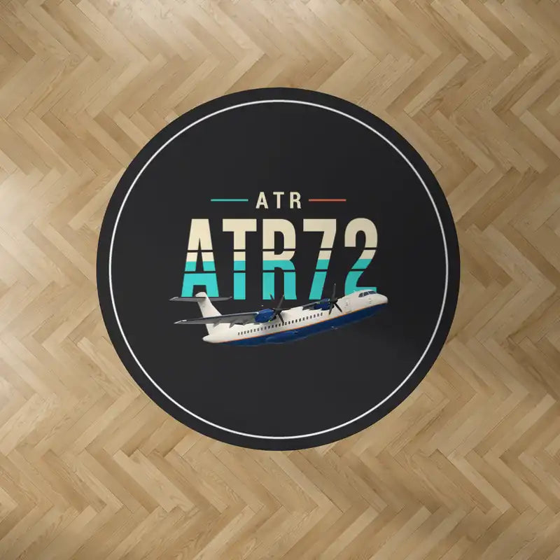 ATR 72-600 - Original - Round Carpet - Black