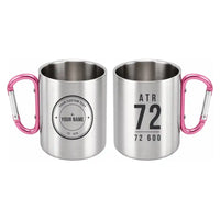 Thumbnail for ATR 72-600 - Outdoors Mug - Tag + Name - Pink