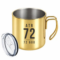 Thumbnail for ATR 72-600 - Portable Mug - Tag - Gold