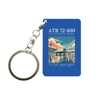 Thumbnail for ATR 72-600 - Poster - Key Chain - Blue