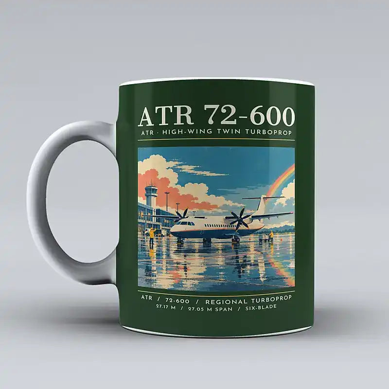 ATR 72-600 - Poster - Mug - Dark Green