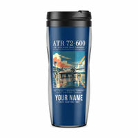 Thumbnail for ATR 72-600 - Poster + Name - Plastic (No Holder) - Blue