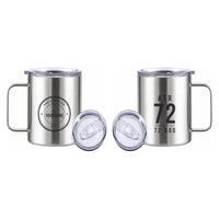 Thumbnail for ATR 72-600 - Stainless Steel Mug - Tag + Name - Silver