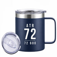 Thumbnail for ATR 72-600 - Stainless Steel Mug - Tag - Navy Blue