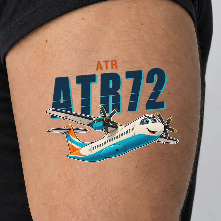 ATR 72-600 - Tattoo - Cartoon - Man