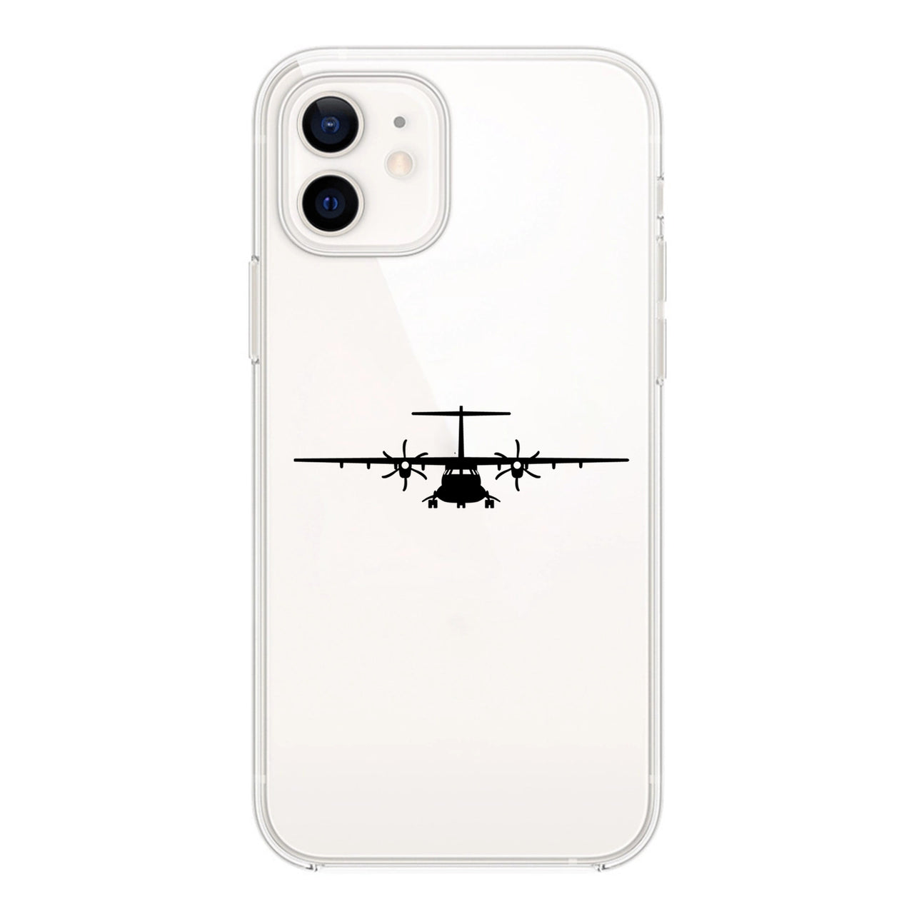 ATR-72 Silhouette Designed Transparent Silicone iPhone Cases