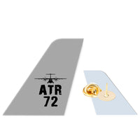Thumbnail for ATR-72 & Plane Designed Tail Shape Badges & Pins