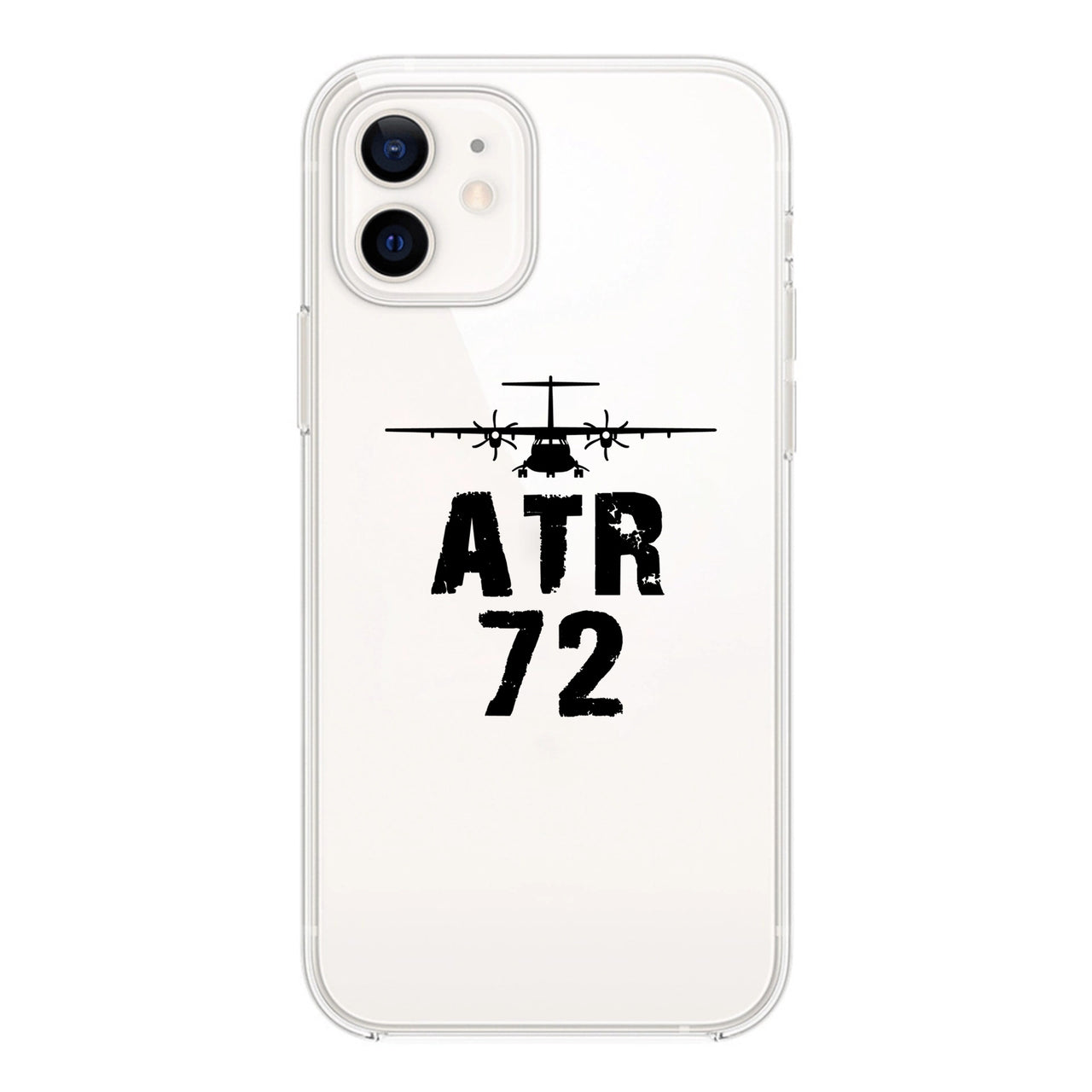ATR-72 & Plane Designed Transparent Silicone iPhone Cases