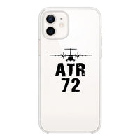 Thumbnail for ATR-72 & Plane Designed Transparent Silicone iPhone Cases