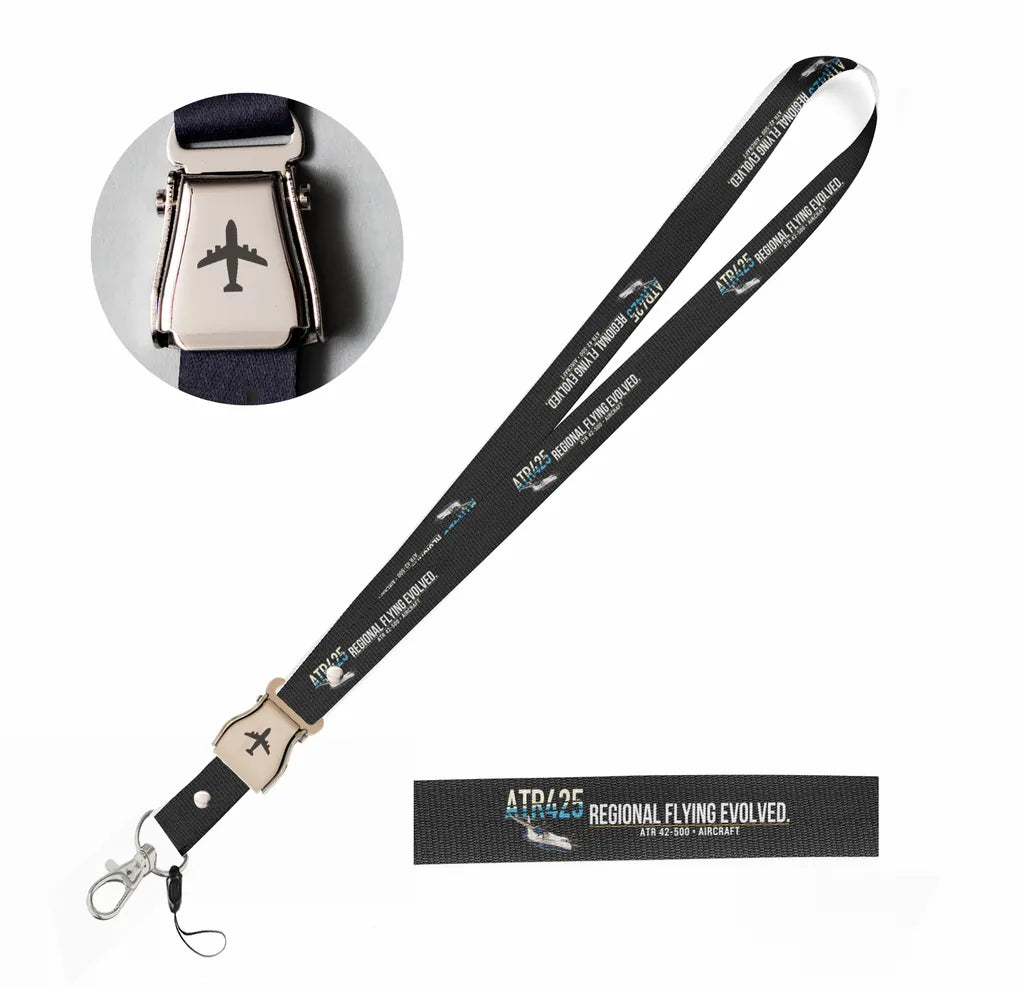 ATR 42-500 seat belt lanyard - black