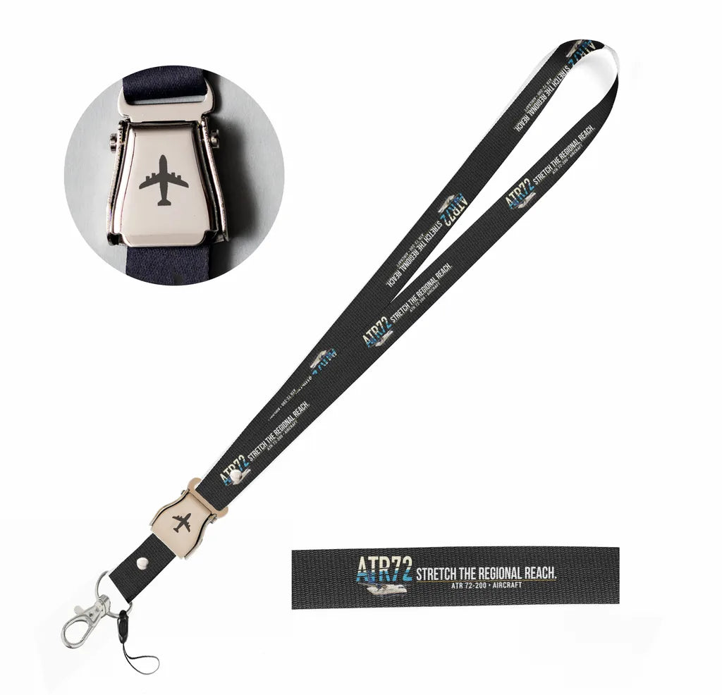 ATR 72-200 seat belt lanyard - black